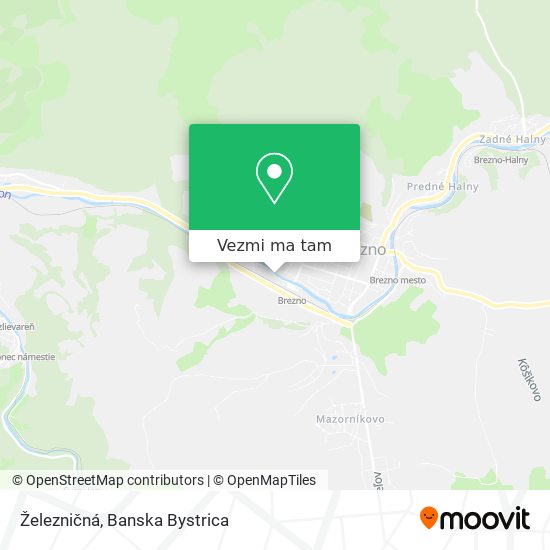 Železničná mapa