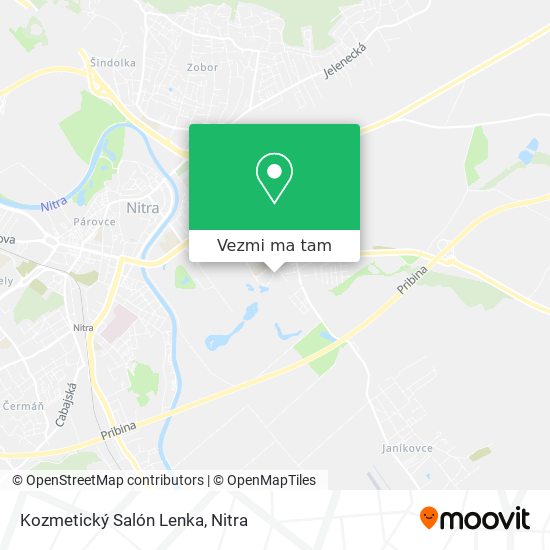 Kozmetický Salón Lenka mapa