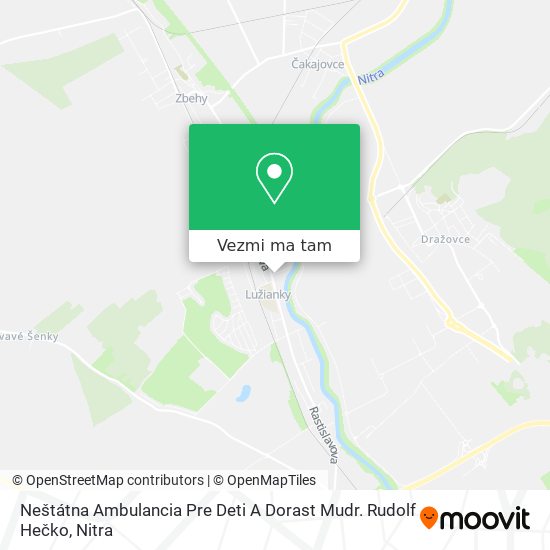 Neštátna Ambulancia Pre Deti A Dorast Mudr. Rudolf Hečko mapa