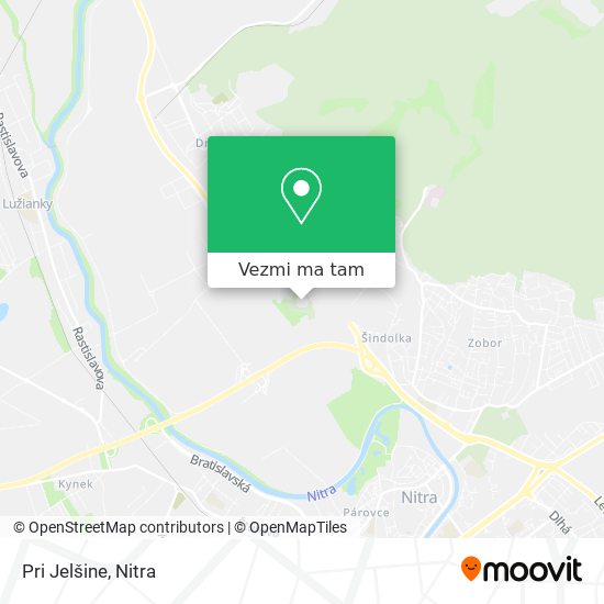 Pri Jelšine mapa