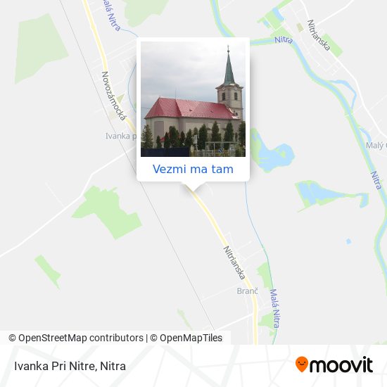 Ivanka Pri Nitre mapa
