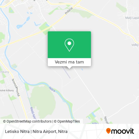 Letisko Nitra | Nitra Airport mapa