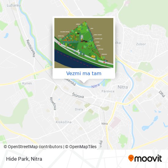 Hide Park mapa