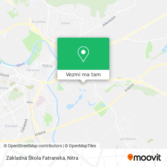 Základná Škola Fatranská mapa