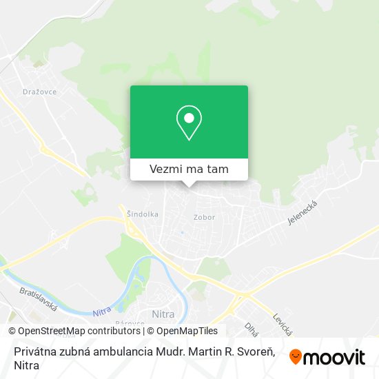 Privátna zubná ambulancia Mudr. Martin R. Svoreň mapa