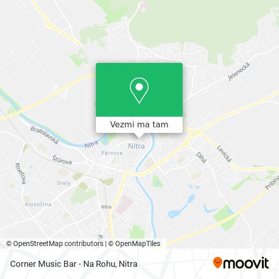 Corner Music Bar - Na Rohu mapa