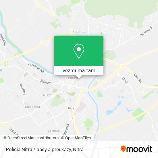 Polícia Nitra / pasy a preukazy mapa