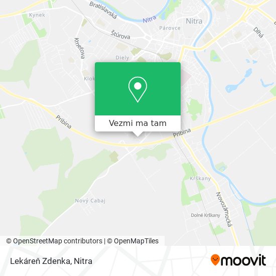 Lekáreň Zdenka mapa