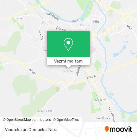 Vinoteka pri Domceku mapa