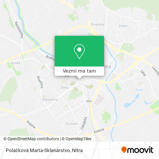 Poláčková Marta-Sklenárstvo mapa