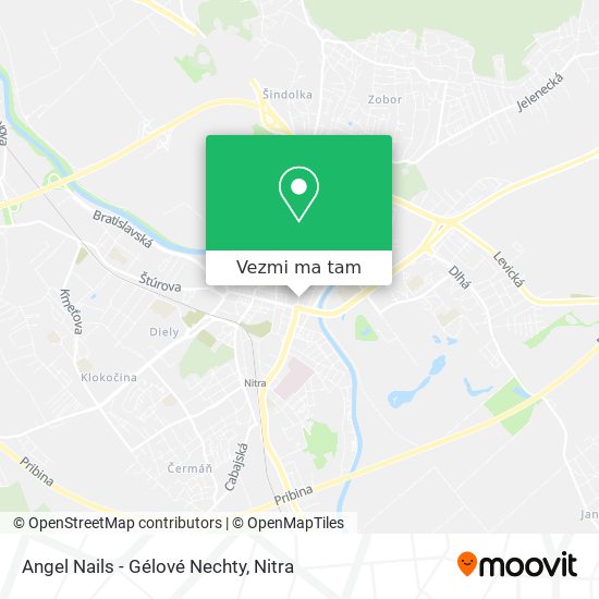 Angel Nails - Gélové Nechty mapa