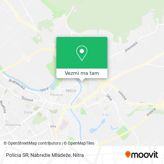 Polícia SR, Nábrežie Mládeže mapa