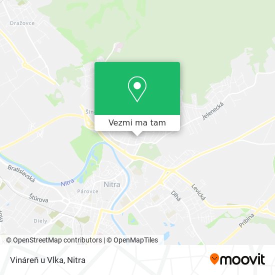 Vináreň u Vlka mapa