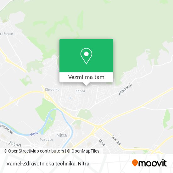 Vamel-Zdravotnícka technika mapa