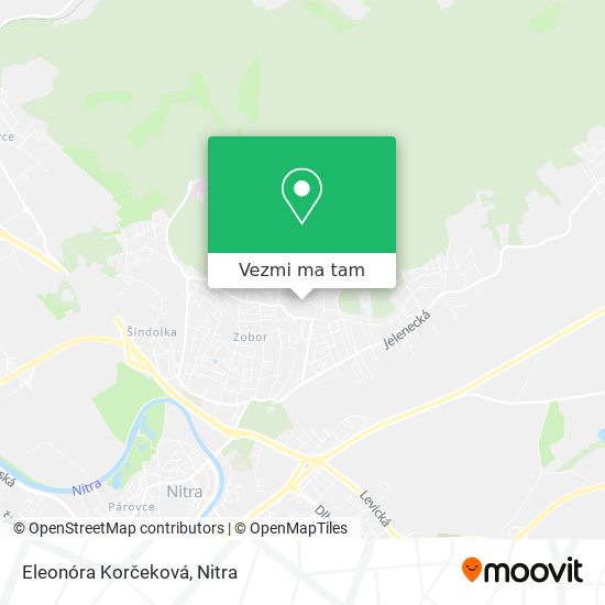 Eleonóra Korčeková mapa