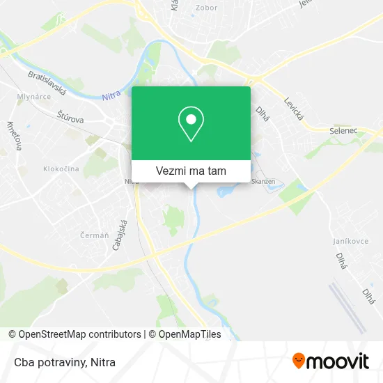 Cba potraviny mapa