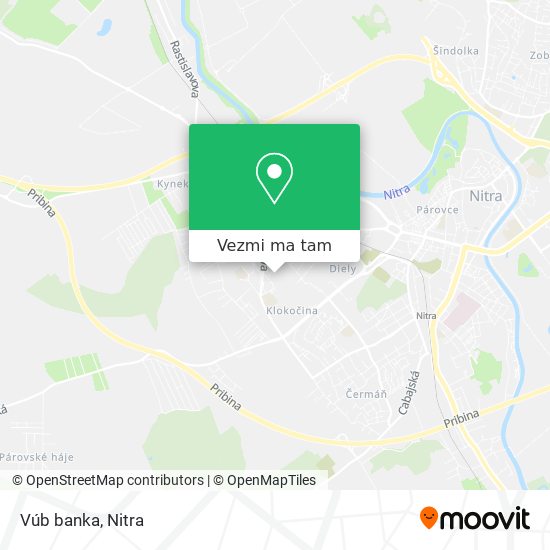 Vúb banka mapa