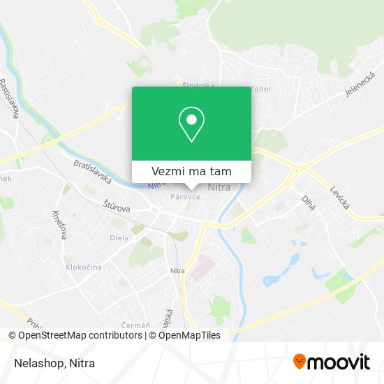 Nelashop mapa