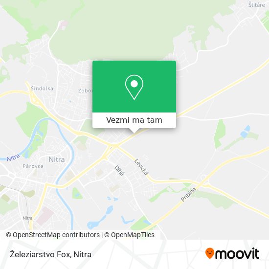 Železiarstvo Fox mapa