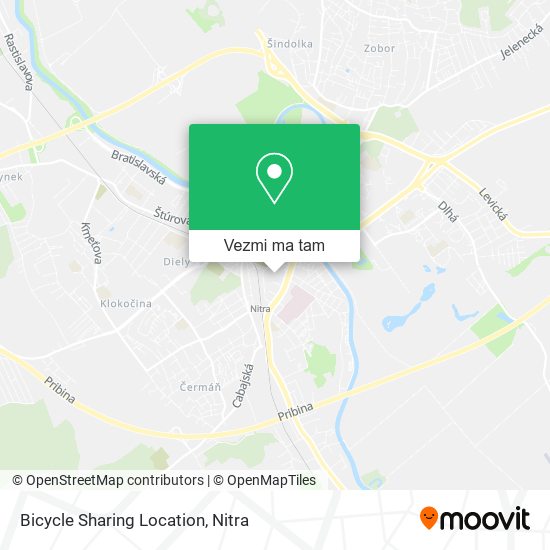 Bicycle Sharing Location mapa