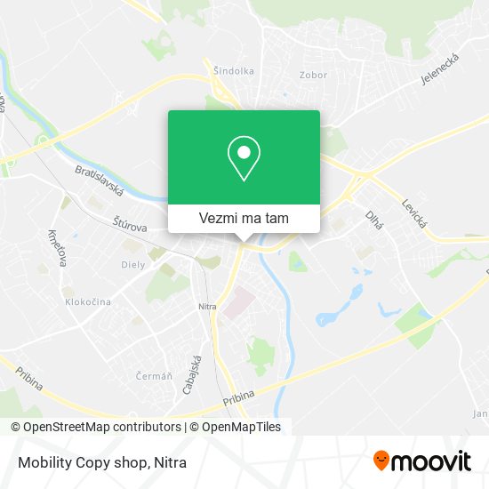 Mobility Copy shop mapa