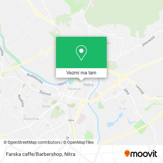 Farska caffe/Barbershop mapa