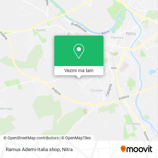 Ramus Ademi-Italia shop mapa