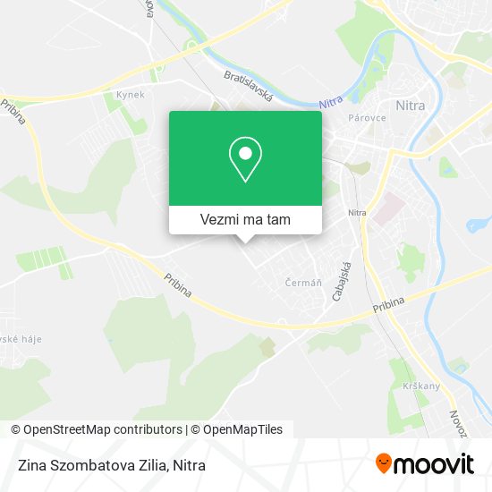 Zina Szombatova Zilia mapa