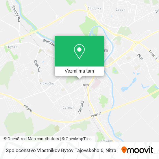 Spolocenstvo Vlastnikov Bytov Tajovskeho 6 mapa