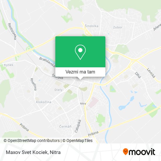 Maxov Svet Kociek mapa