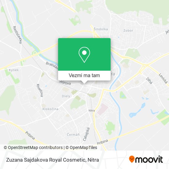 Zuzana Sajdakova Royal Cosmetic mapa