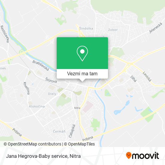 Jana Hegrova-Baby service mapa
