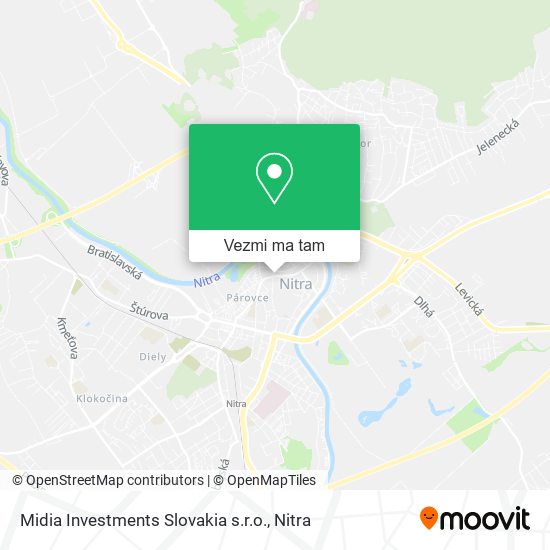 Midia Investments Slovakia s.r.o. mapa