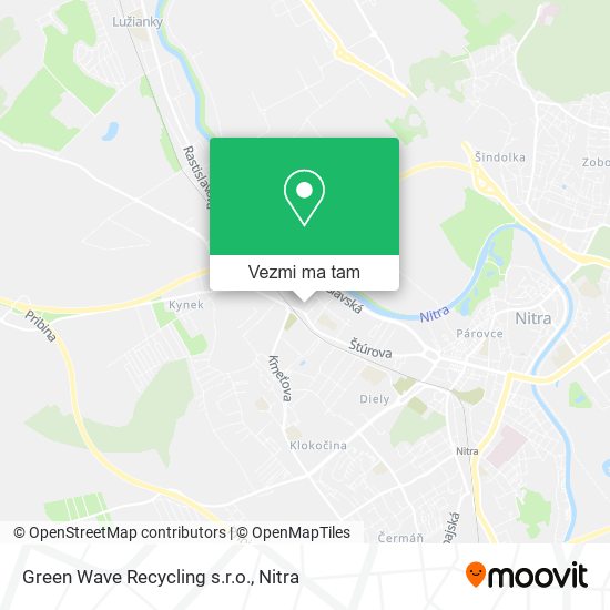 Green Wave Recycling s.r.o. mapa