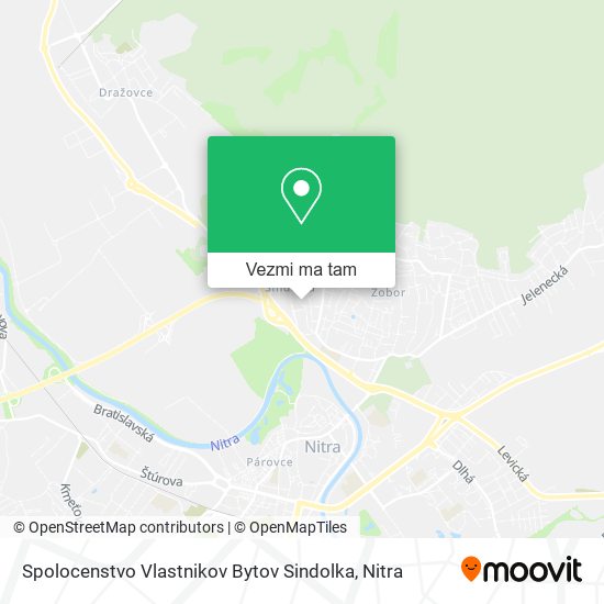 Spolocenstvo Vlastnikov Bytov Sindolka mapa