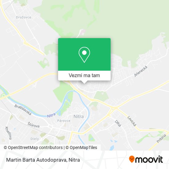 Martin Barta Autodoprava mapa