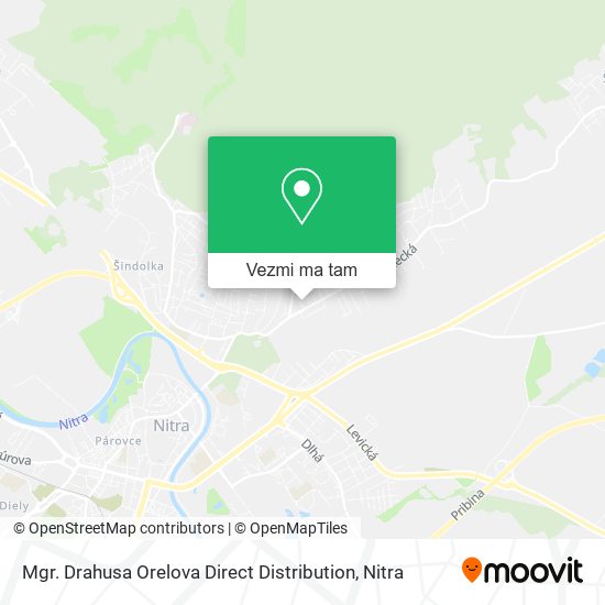 Mgr. Drahusa Orelova Direct Distribution mapa