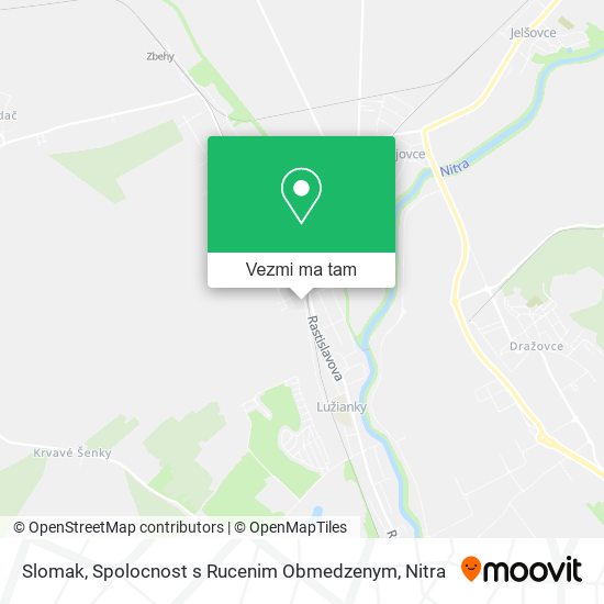 Slomak, Spolocnost s Rucenim Obmedzenym mapa