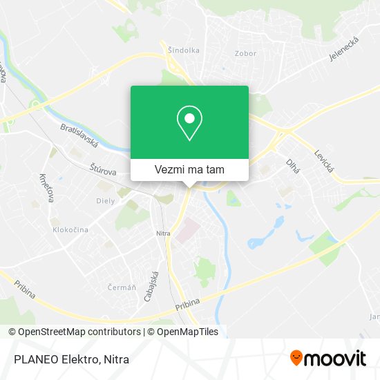 PLANEO Elektro mapa