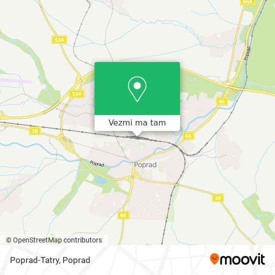Poprad-Tatry mapa