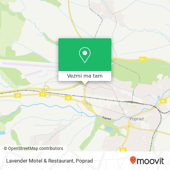 Lavender Motel & Restaurant mapa