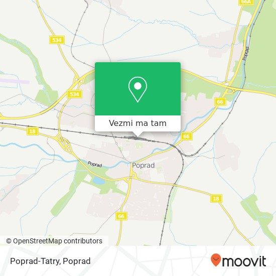 Poprad-Tatry mapa