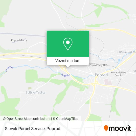 Slovak Parcel Service mapa