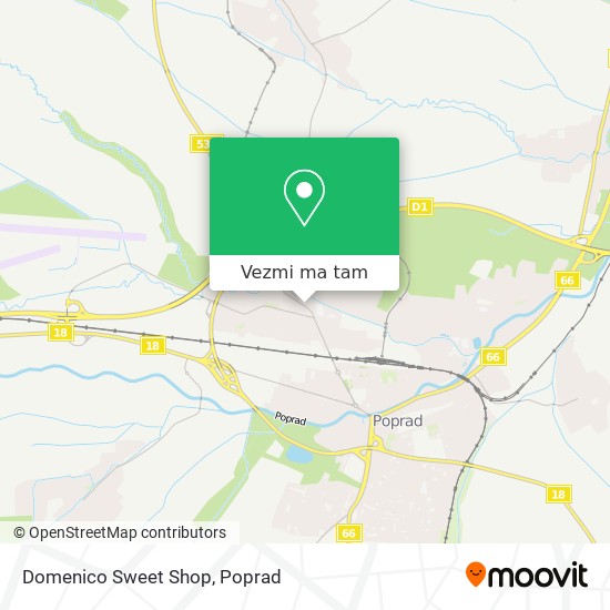Domenico Sweet Shop mapa