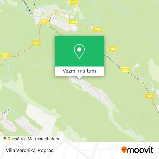Villa Veronika mapa