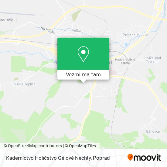 Kaderníctvo Holičstvo Gélové Nechty mapa