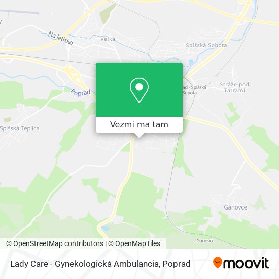 Lady Care - Gynekologická Ambulancia mapa