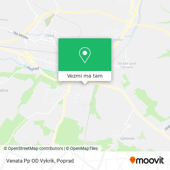 Venata Pp OD Vykrik mapa