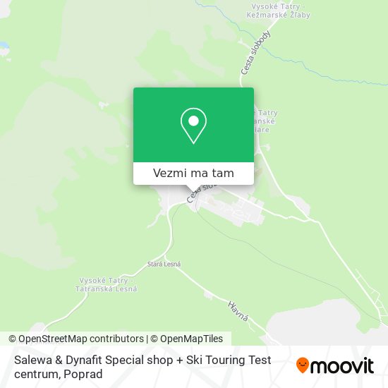 Salewa & Dynafit Special shop + Ski Touring Test centrum mapa