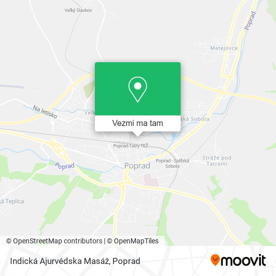 Indická Ajurvédska Masáž mapa